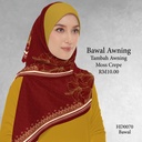 Tudung Bawal (Square Hijab) in HD0070