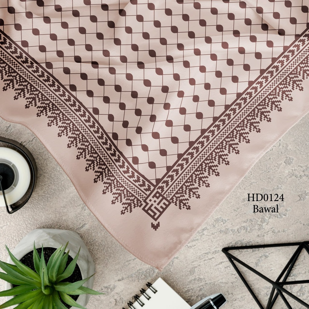 Tudung Bawal (Square Hijab) in HD0124