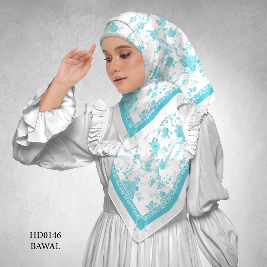 Tudung Bawal (Square Hijab) in HD0146
