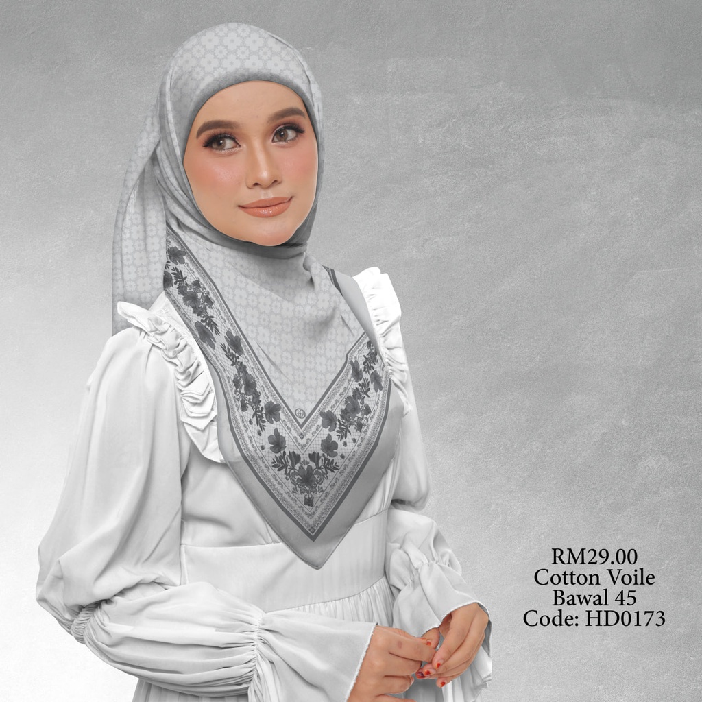 Tudung Bawal (Square Hijab) in HD0173